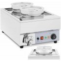 Royal Catering Bain marie sähkökiuas suklaafondue-keittoasema 1500 W 2 x 7 l Royal Catering Bain marie sähkökiuas suklaafondue-keittoasema 1500 W 2 x 7 l