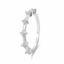 Brilio Silver Beautiful silver ring with zircons RI041W Brilio Silver Beautiful silver ring with zircons RI041W