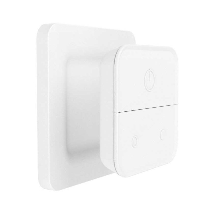 Eglo Connect. Z Wall Switch features a plastic structure in a white finish
