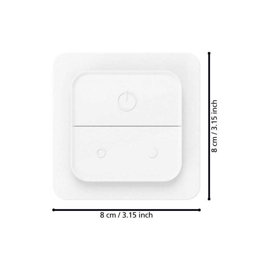 Eglo Connect. Z Wall Switch features a plastikas structure in a baltas finish – 3