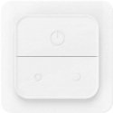 Eglo Connect. Z Wall Switch features a plastic structure in a white finish