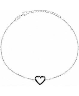 Brilio Silver Charming silver heart bracelet BRC39WBC