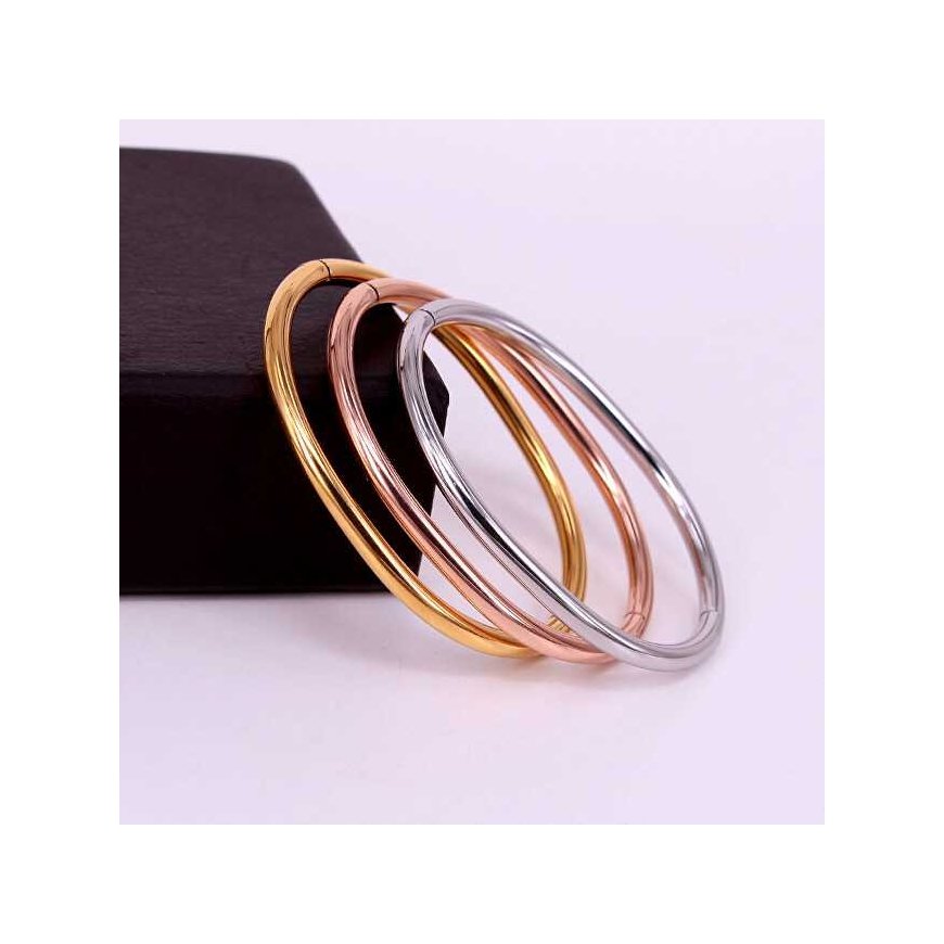 Troli Minimalist solid steel bracelet – 2