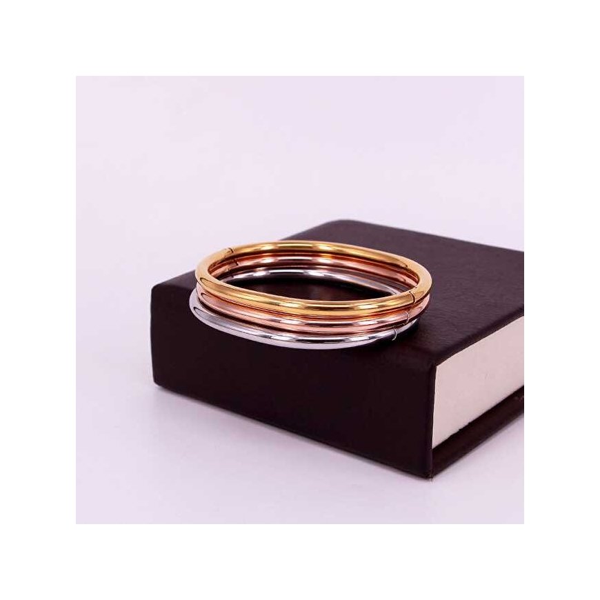 Troli Minimalist solid steel bracelet – 4