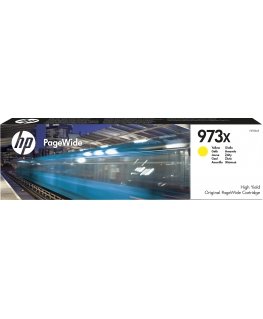 HP 973X, Оригинальный картридж PageWide увеличенной емкости, Желтый