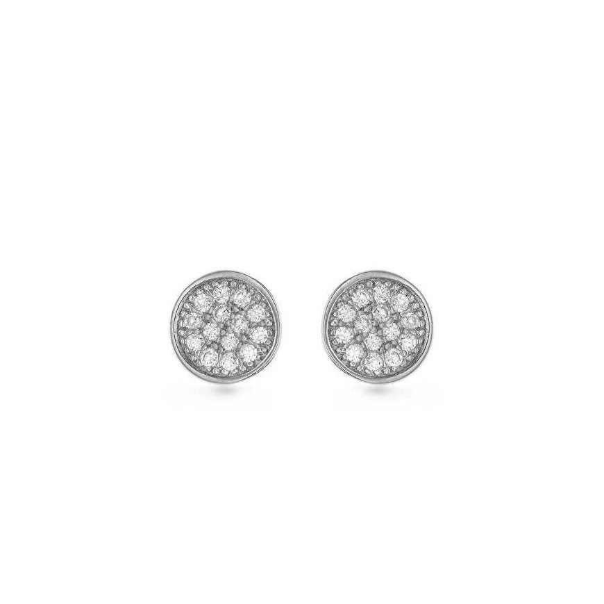 Again Jewelry Sidabriniai auskarai su smeigtukais su kubiniu cirkoniu AJNS0021 – 2