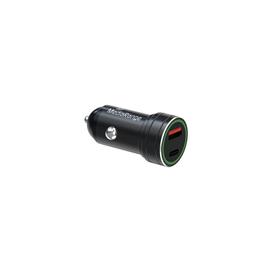 MediaRange MRMA120 mobile device charger Smartphone Black Cigar lighter Fast charging Auto – 2