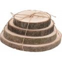 Home Styling Collection PIECES NATURAL puupaneelityynyt, 4 kpl Home Styling Collection PIECES NATURAL puupaneelityynyt, 4 kpl