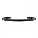 Daniel Wellington Fashionable solid black bracelet Classic DW0040000