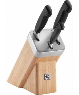 ZWILLING FOUR STAR Set of 3 knives in self-sharpening block