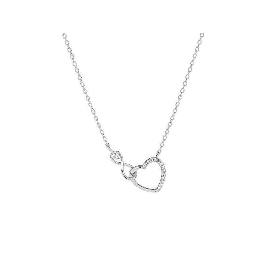 Again Jewelry Again Jewelry Infinity Love Romantic Silver Necklace AJNA0011