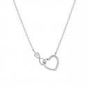 Again Jewelry Again Jewelry Infinity Love Romantic Silver Necklace AJNA0011 Again Jewelry Again Jewelry Infinity Love Romantic Silver Necklace AJNA0011