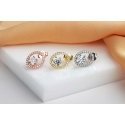 Brilio Silver Decent silver earrings with zircons EA1055W Brilio Silver Decent silver earrings with zircons EA1055W