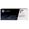 HP 508X, Оригинальный лазерный картридж LaserJet увеличенной емкости, Пурпурный HP 508X, Оригинальный лазерный картридж LaserJet увеличенной емкости, Пурпурный