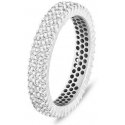 Brilio Silver Brilio Silver Sparkling silver ring with clear zircons RI117W