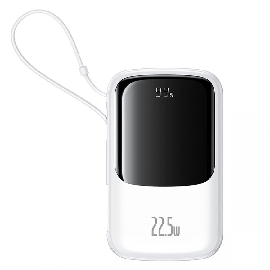 Baseus Qpow Pro+ Power Bank 22.5W 10000mAh USB-C - White – 2