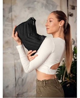 Vuch Naisten Crossbody Laukku Liva Black Banana Bag