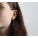 Beneto Silver earrings flowers AGUP1170 Beneto Silver earrings flowers AGUP1170