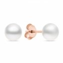 JVD Charming bronze stud earrings with zircons SVLE1501XH2RO0 JVD Charming bronze stud earrings with zircons SVLE1501XH2RO0