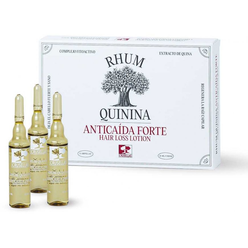 Crusellas RHUM QUININE nuo plaukų slinkimo stiprus 6 x 10 ml