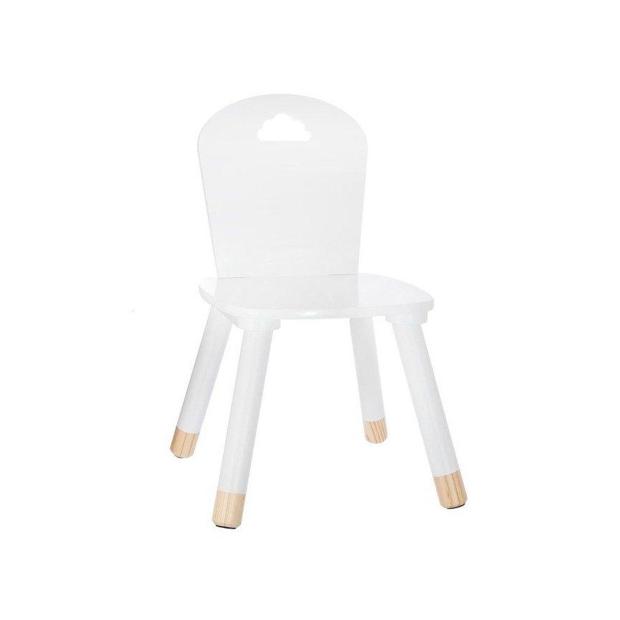 Halmar White CHAIR for children, CHILDREN`S