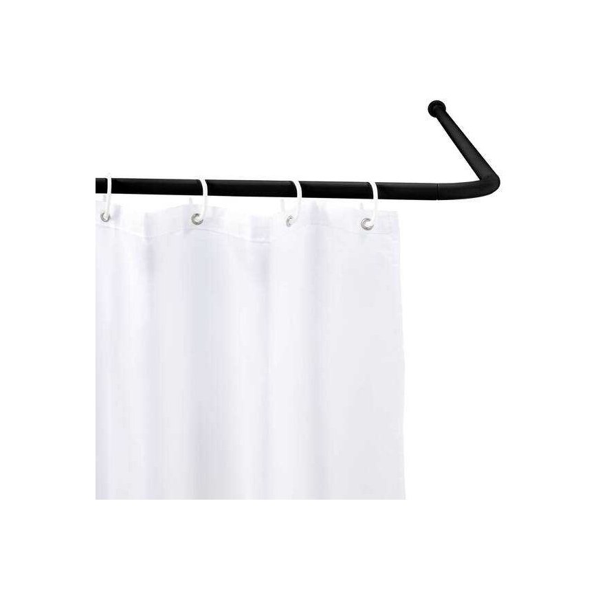 Corner shower rail 20 mm, black, Wenko – 2