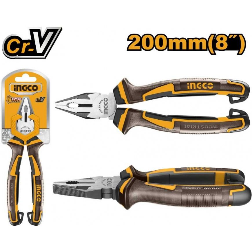 Ingco HCP28208 Combination pliers CrV 200mm – 2