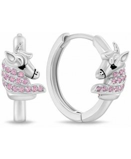 Brilio Silver Silver rings Unicorn with pink zircons EA1108WP
