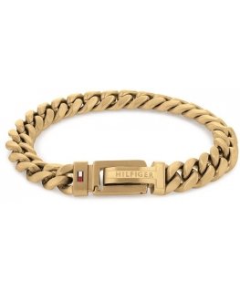 Tommy Hilfiger Luxury miesten rannekoru kullatusta teräksestä 2790434