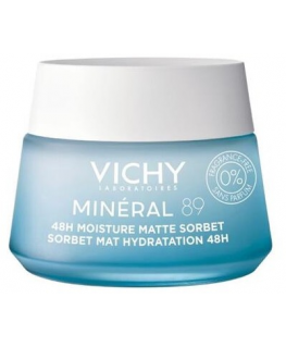 Vichy Moisturizing matting skin gel Mineral 89 (48H Moisture Matte Sorbet) 50 ml 50ml Moterims