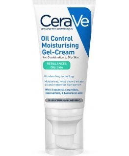 Moisturizing face cream for combination and oily skin Cerave Oil Control Moisturising Gel-Cream, 52 ml