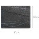 Cutting board Anthracite Granite, 40x30 cm, ZELLER