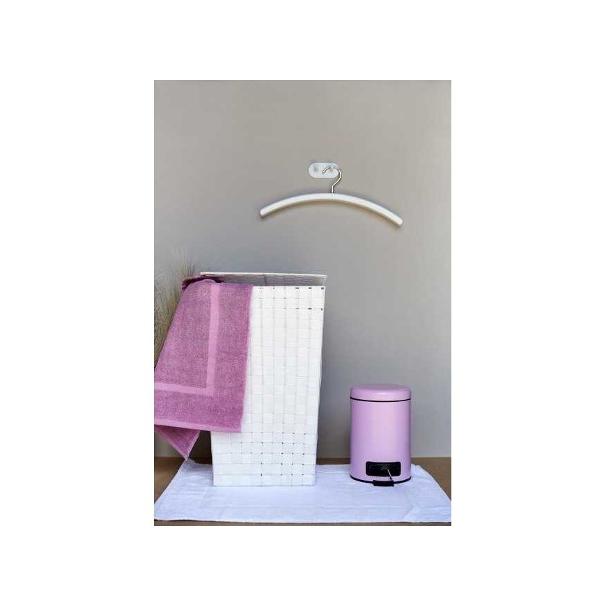 Decorative laundry basket Adria WENKO 48l, closed bathroom container with handles – 2