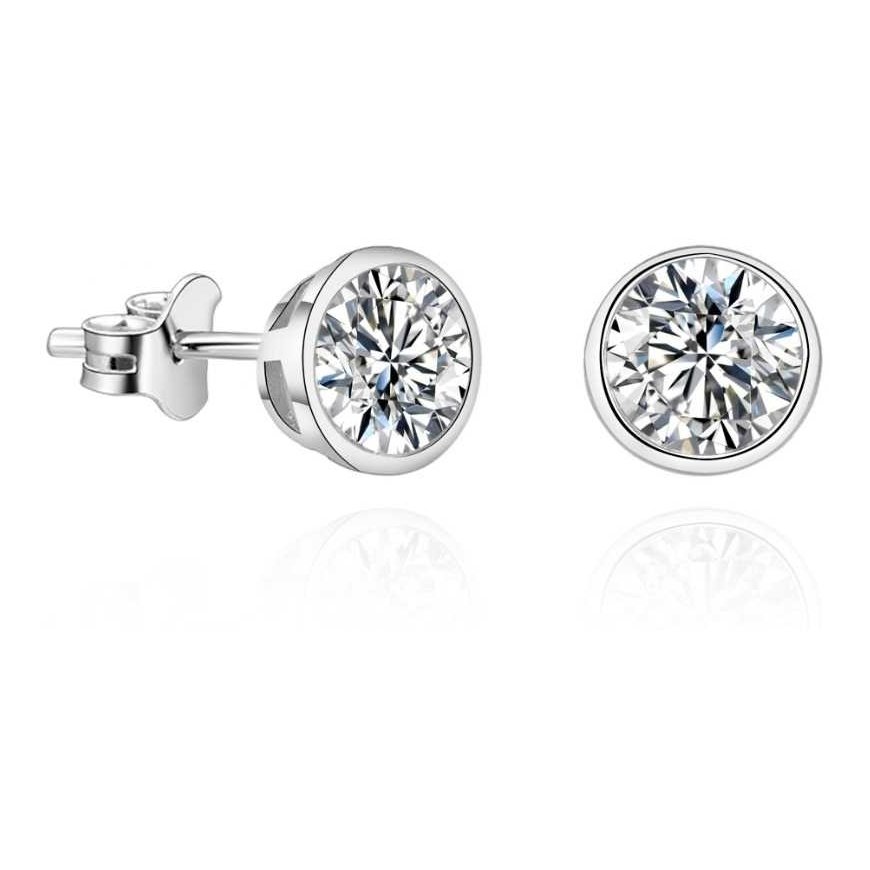 Beneto Charming earrings with shiny zircon
