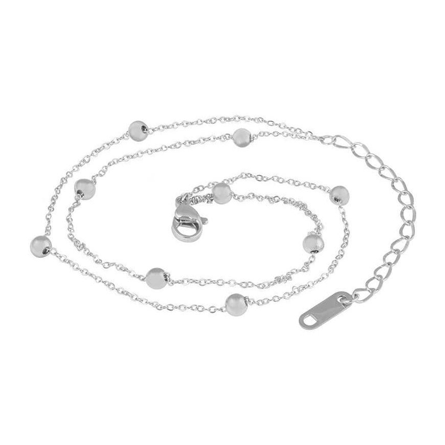 Troli Modern steel leg chain Globe Sidabrinis