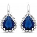 Brilio Silver Timeless silver earrings with zircons EA425WB Brilio Silver Timeless silver earrings with zircons EA425WB