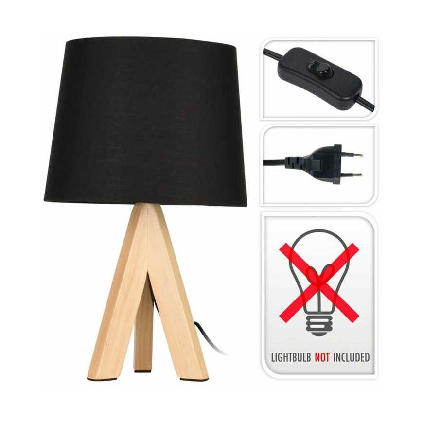 Ambiance Table Lamp 18 x 18 x 29 cm Black – 3