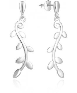 Moiss Sufficient silver dangle earrings E0002347