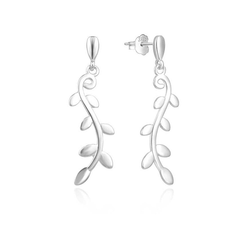 Moiss Sufficient silver dangle earrings E0002347