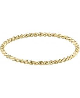Troli Minimalist auksinis-plated auksinis ring