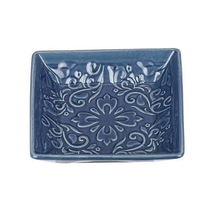 Wenko Dark Ceramic soap dish, rustic