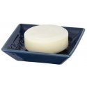 Wenko Dark Ceramic soap dish, rustic, dark blue Wenko Dark Ceramic soap dish, rustic, dark blue