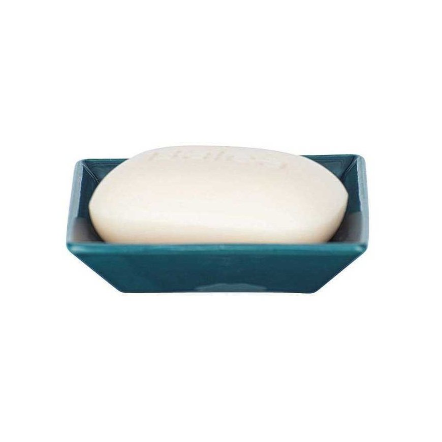 Wenko Dark Ceramic soap dish, rustic, dark blue – 4