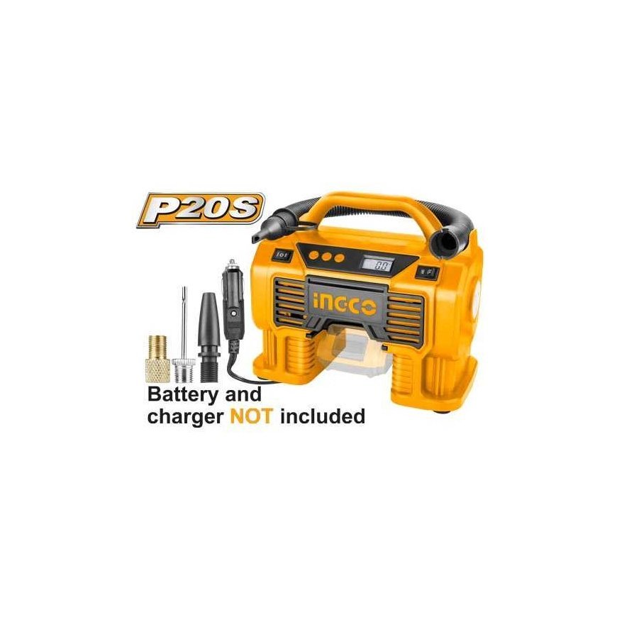 Ingco CACLI2002 cordless compressor without battery and charger – 2