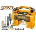 Ingco CACLI2002 cordless compressor without battery and charger