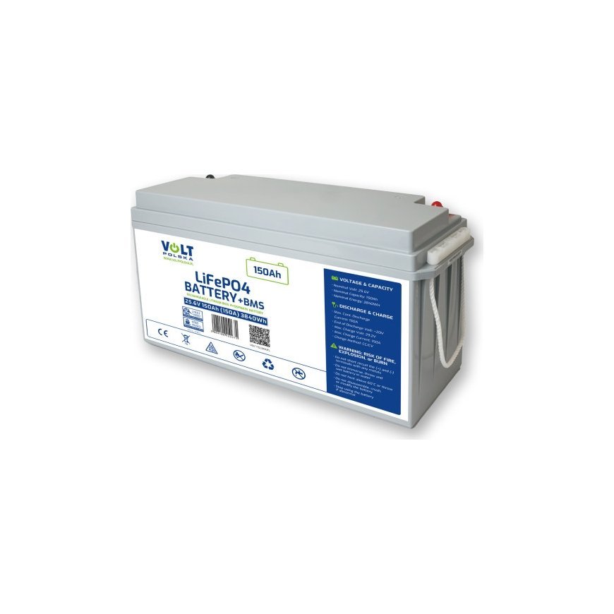Akumulator LiFePO4 25,6V 150 Ah (150A) – 2