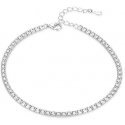 Agate Shiny Silver Tennis Bracelet AGB777/21 Agate Shiny Silver Tennis Bracelet AGB777/21