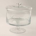 5five Simply Smart Glass cup for storing cookies, sweets, diameter 19 cm 5five Simply Smart Glass cup for storing cookies, sweets, diameter 19 cm