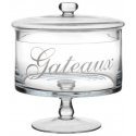 5five Simply Smart Glass cup for storing cookies, sweets, diameter 19 cm 5five Simply Smart Glass cup for storing cookies, sweets, diameter 19 cm