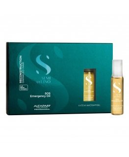 Alfaparf Milano Semi Di Lino Reconstruction Sos Emergency Oil 6 X, 13 ml